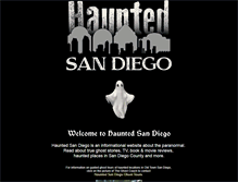 Tablet Screenshot of hauntedsandiego.com